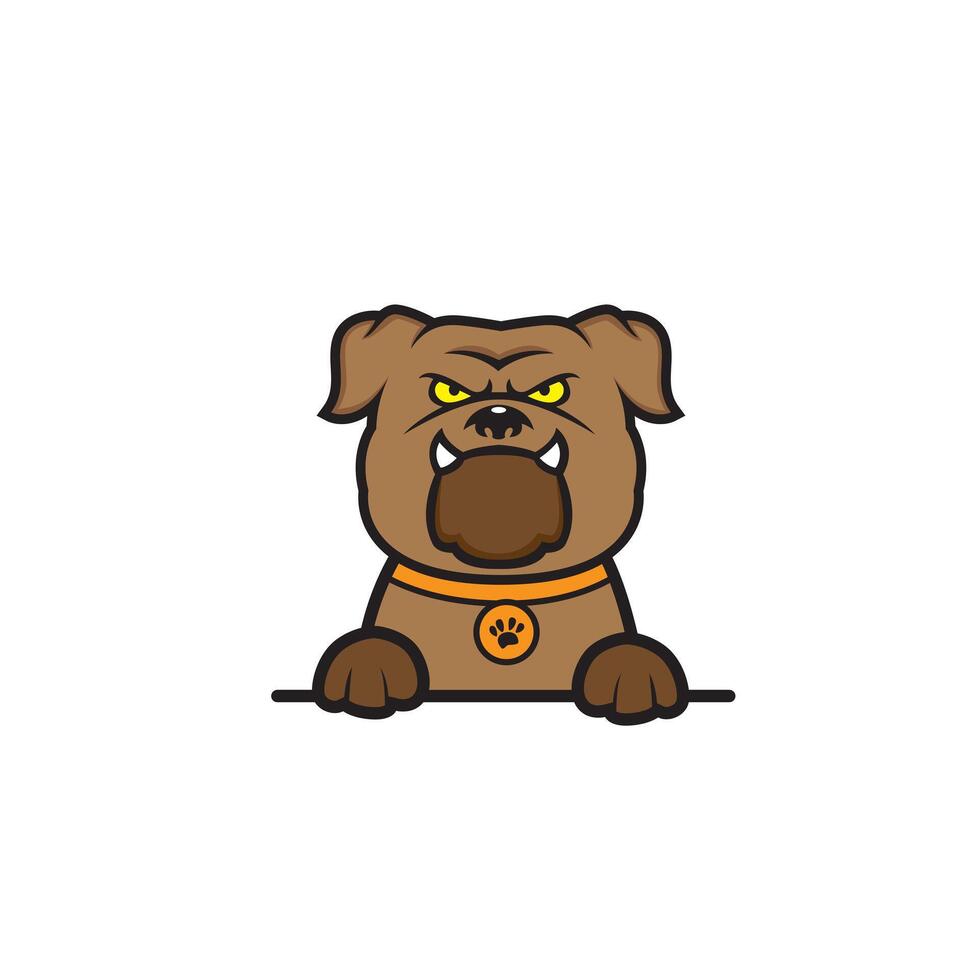 cute cartoon dog vector