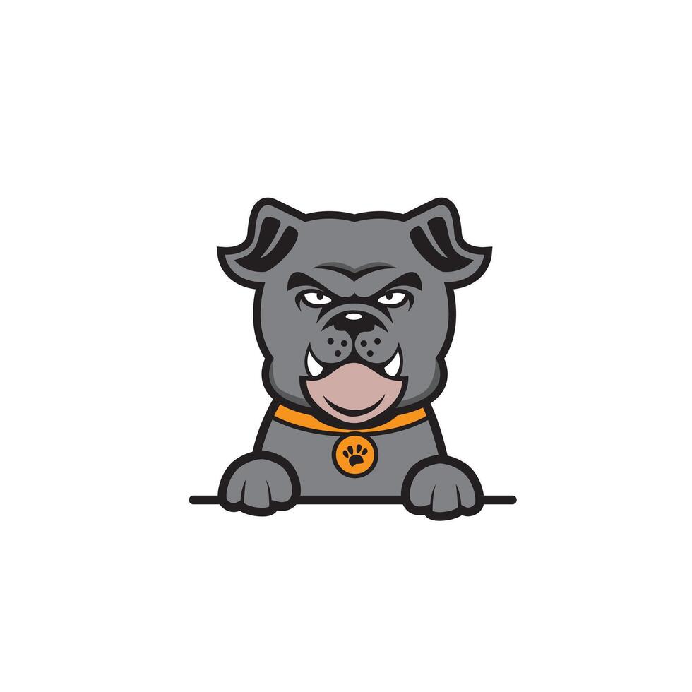 cute cartoon dog vector