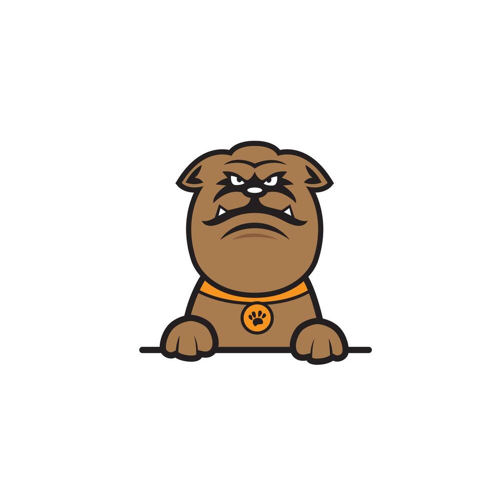 cute cartoon dog vector