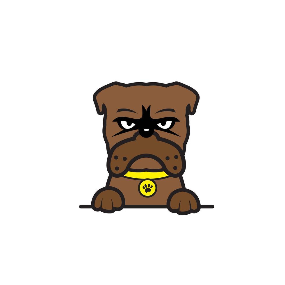 cute cartoon dog vector