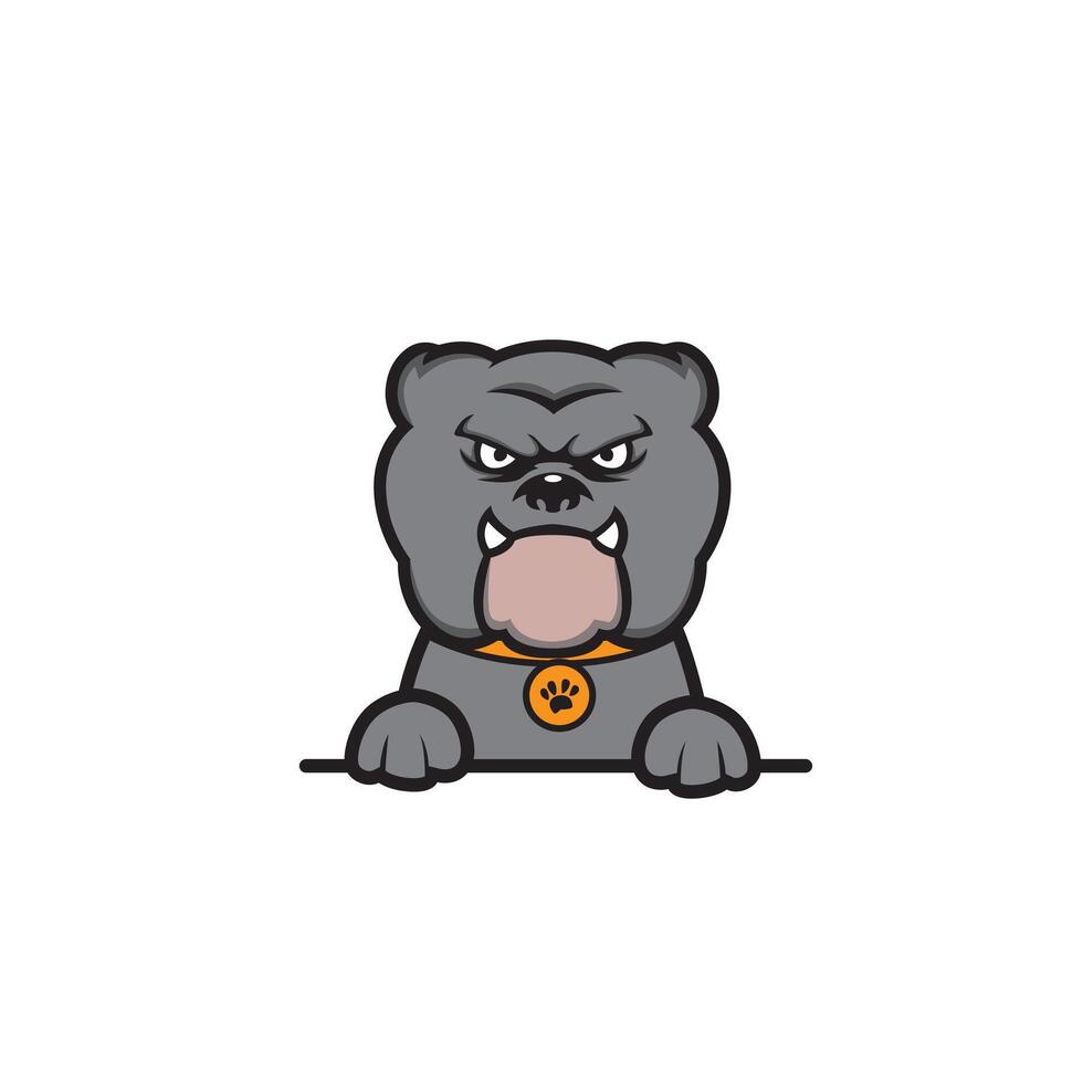 cute cartoon dog vector