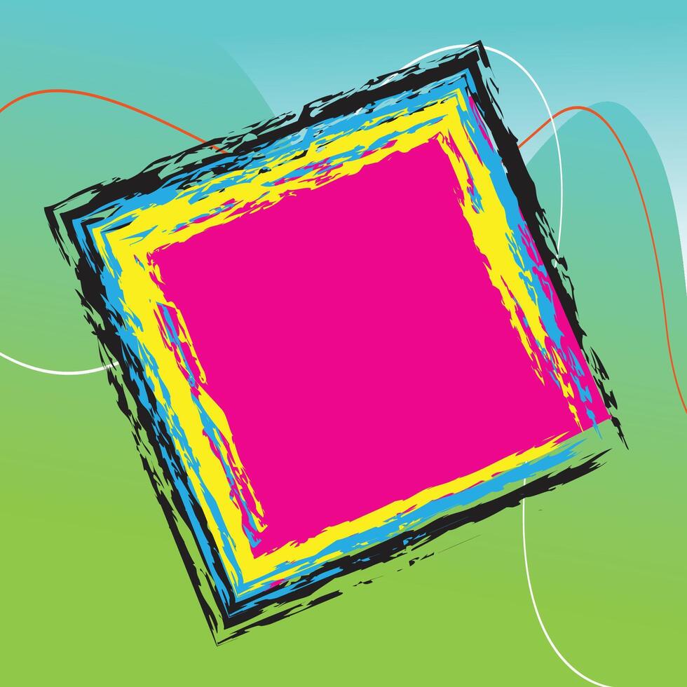 Abstract Modern Photo Frame Background vector