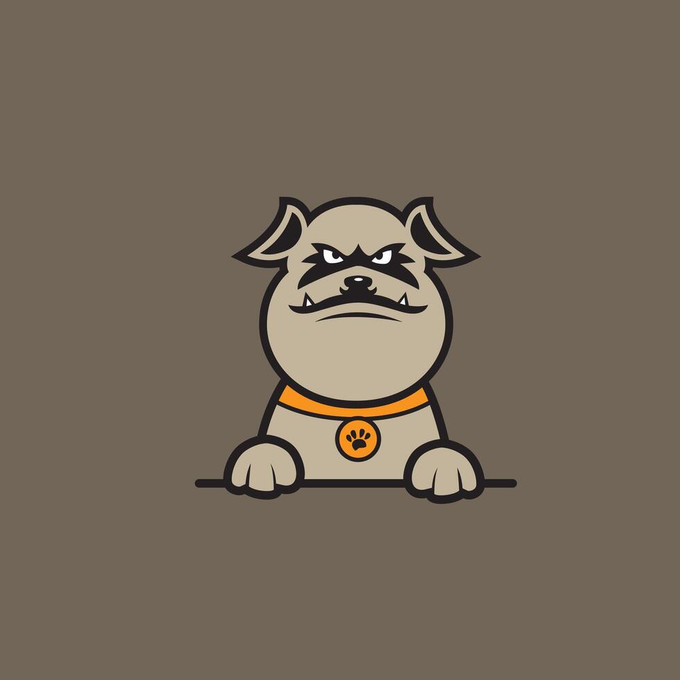 cute cartoon dog vector