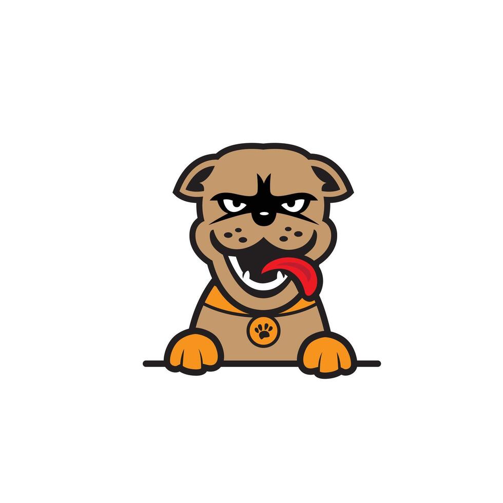 cute cartoon dog vector