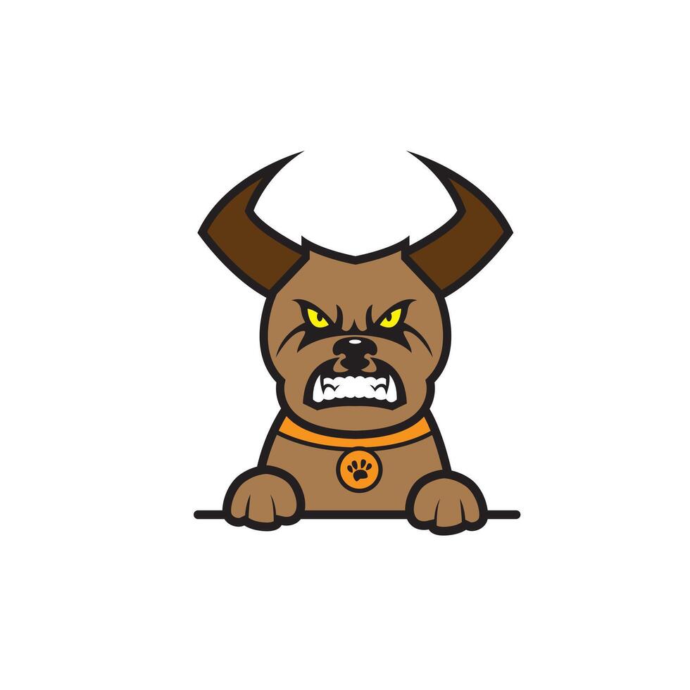 cute cartoon dog vector
