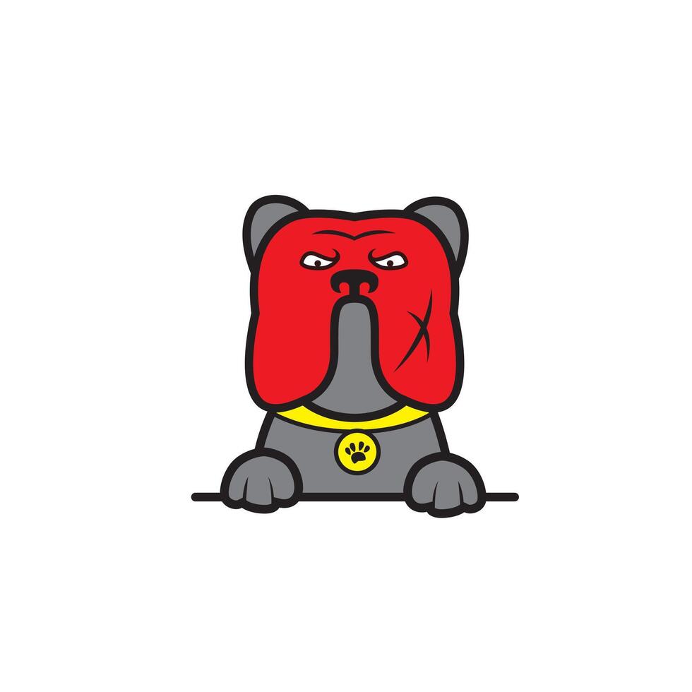cute cartoon dog vector