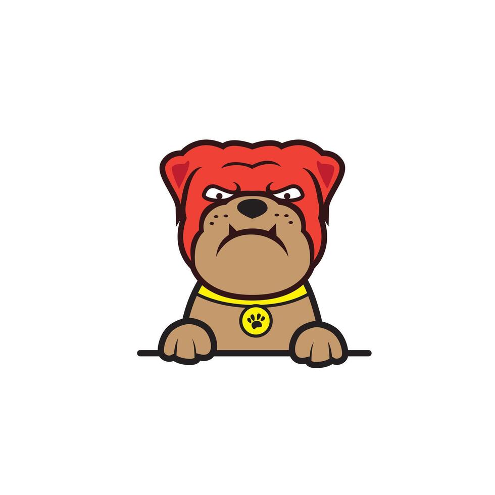 cute cartoon dog vector