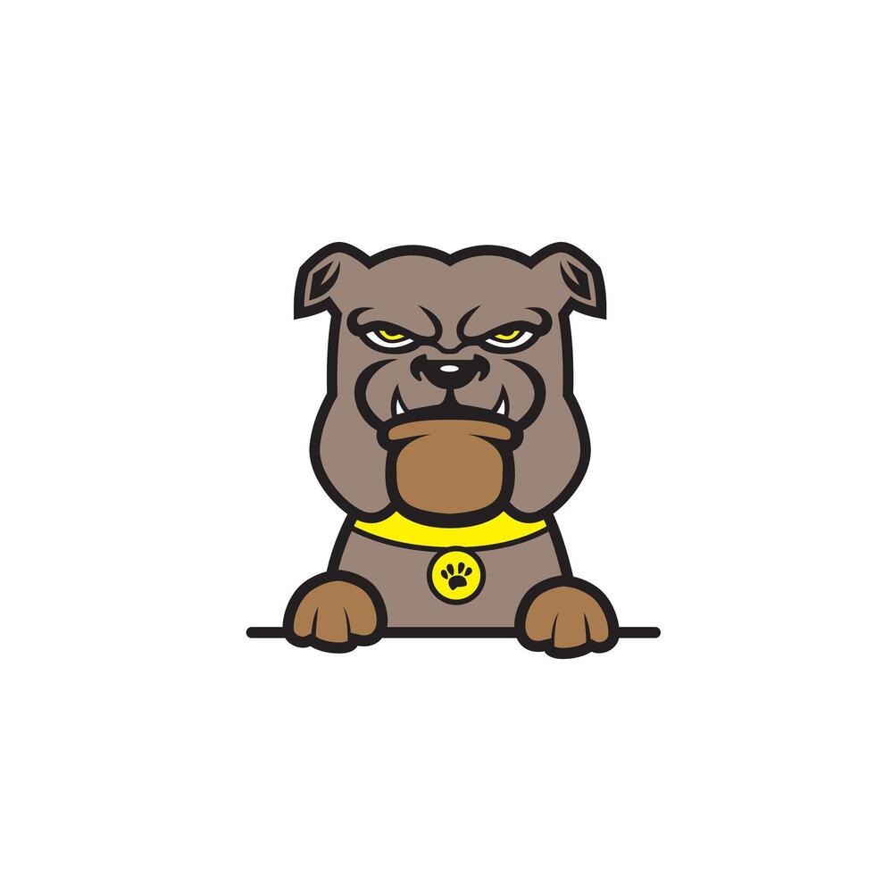 cute cartoon dog vector