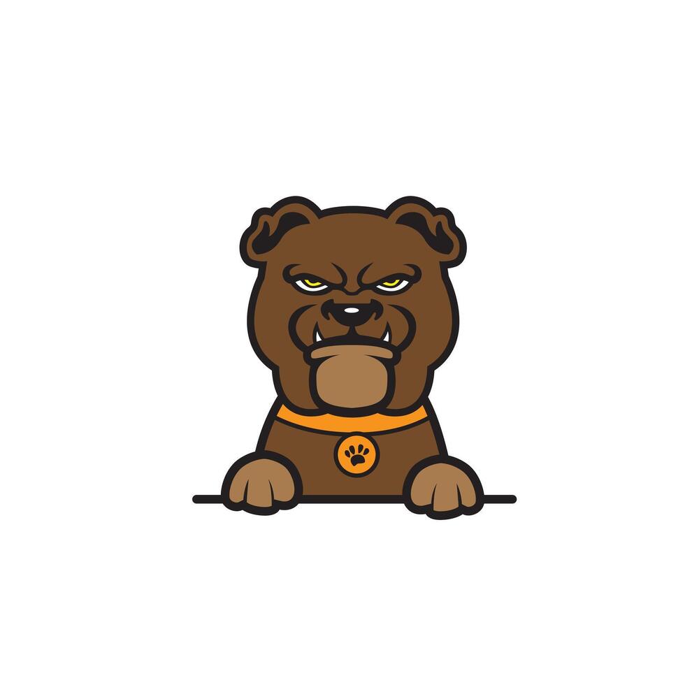 cute cartoon dog vector