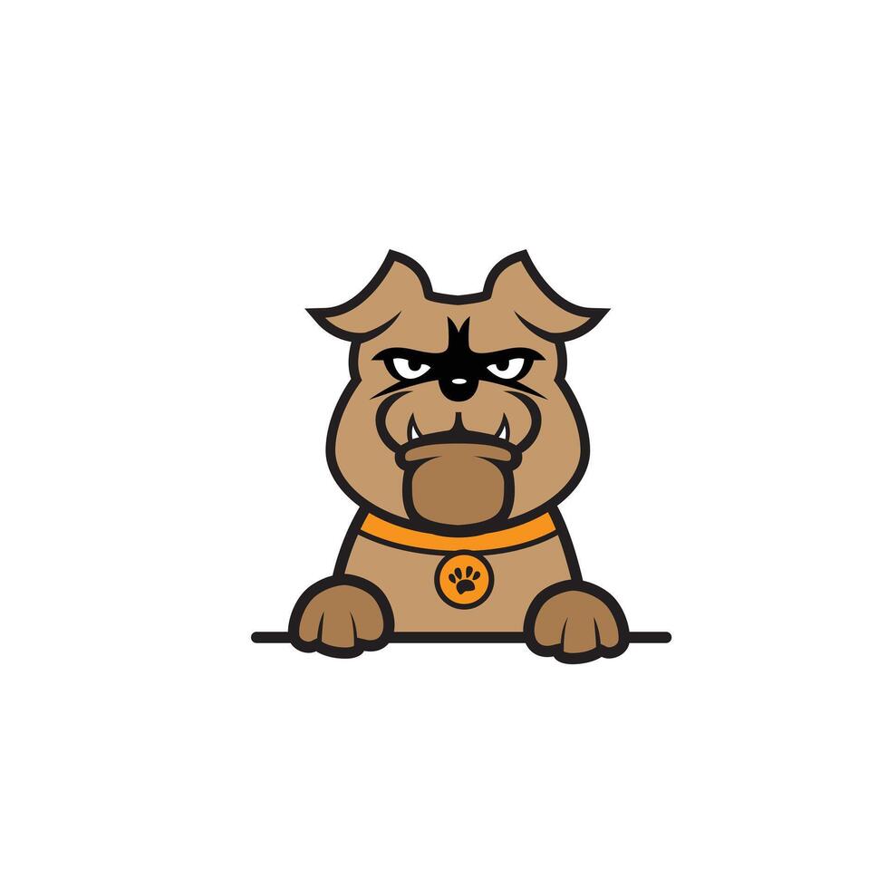 cute cartoon dog vector
