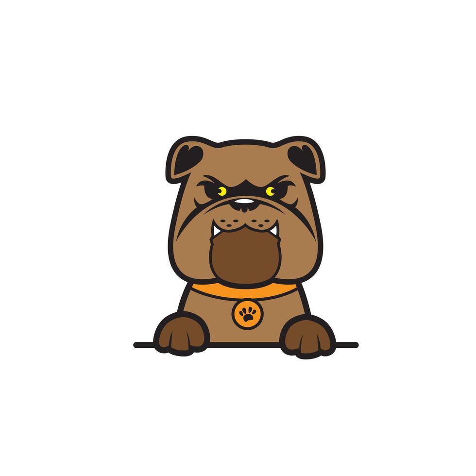 cute cartoon dog vector