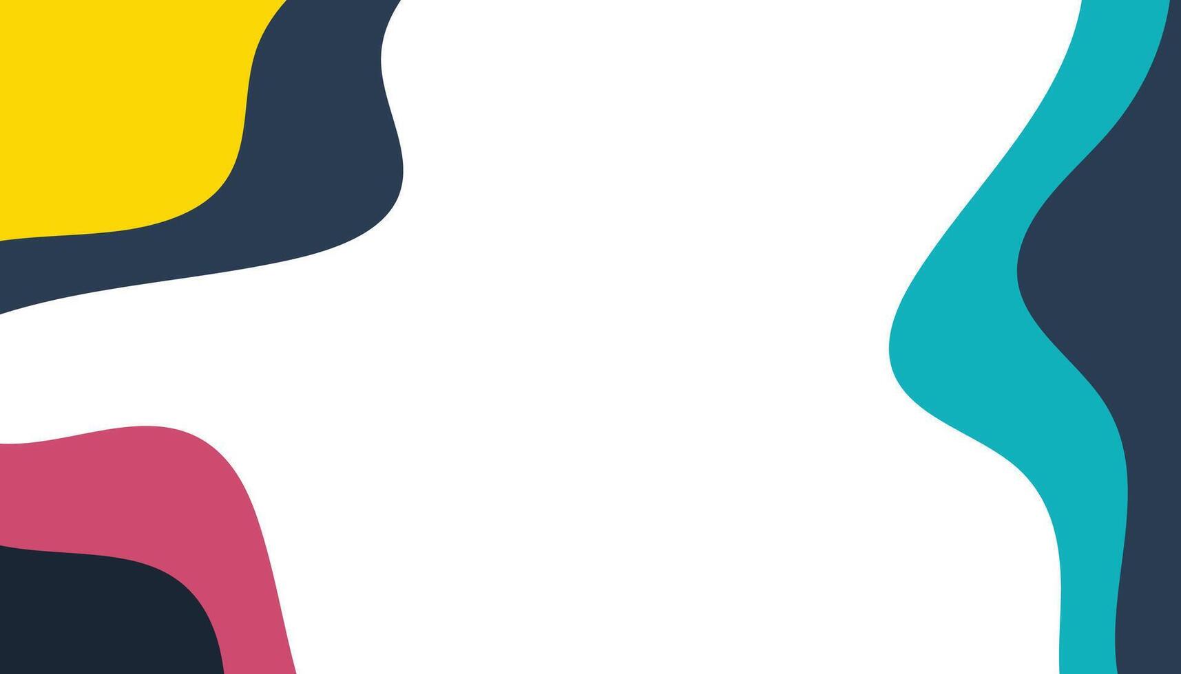 Geometric wave colorful background for your Business Template Resource vector