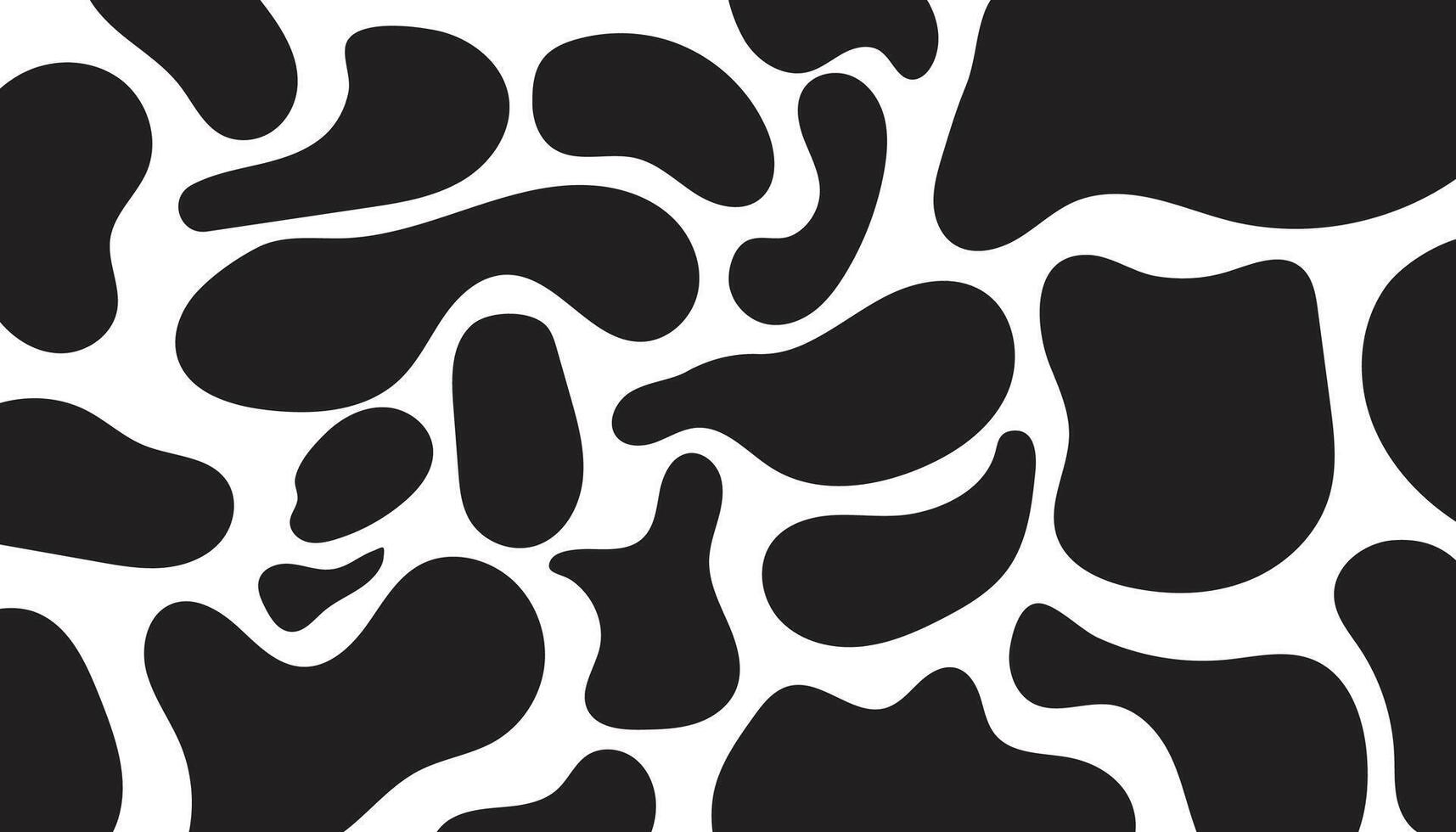 Cow Skin background white and black vector