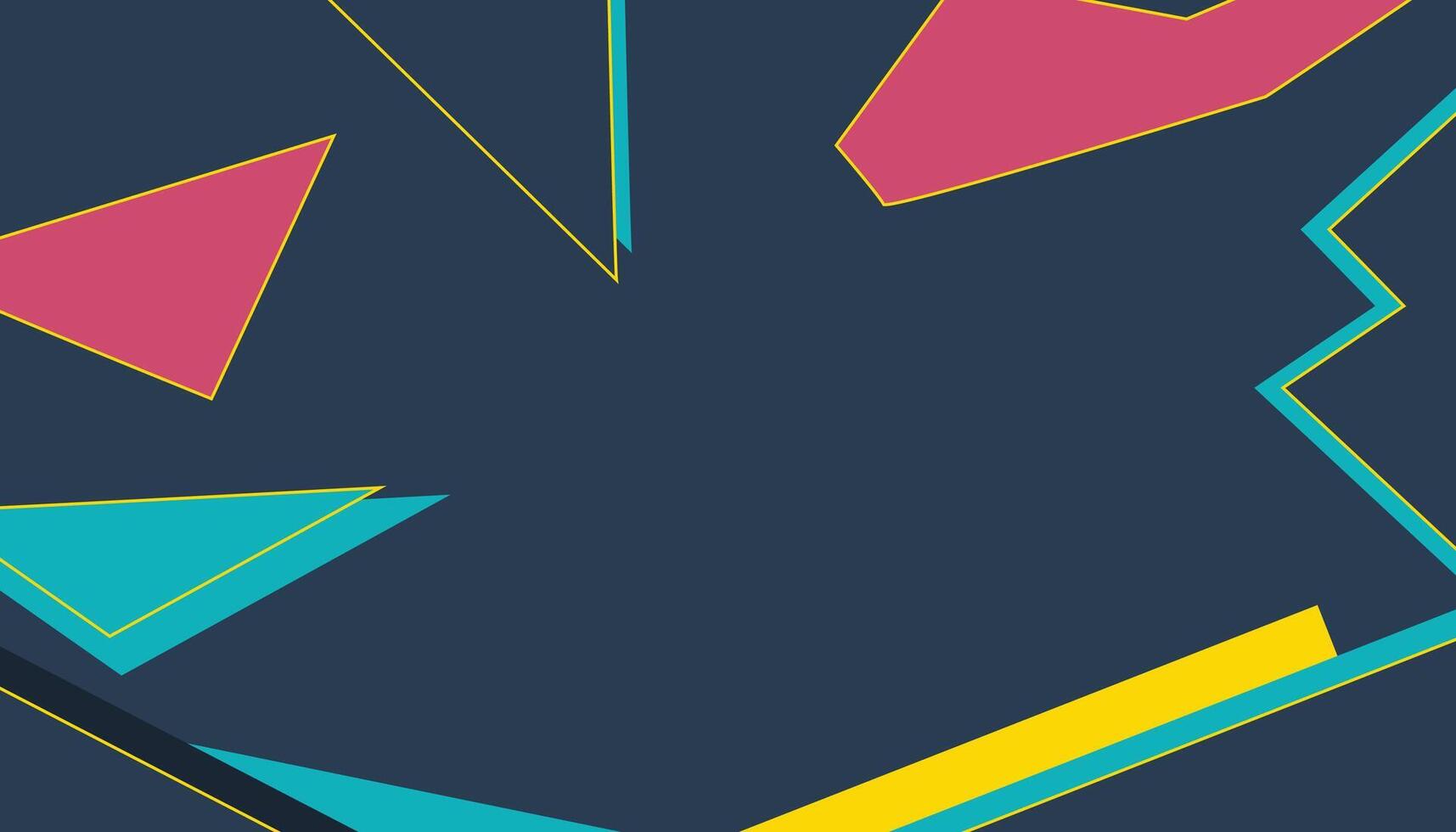 Geometric wave colorful background for your Business Template Resource vector