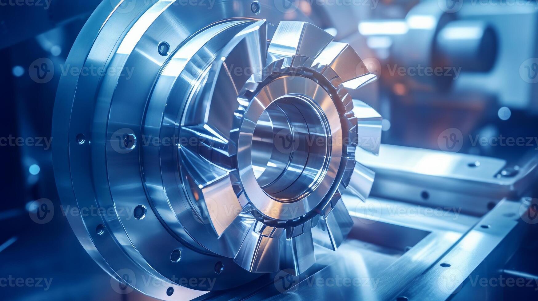 The welding robots represent the movement in the automotive parts industry. Neural network photo