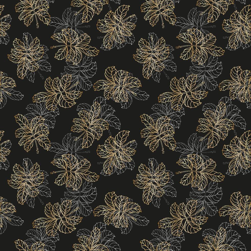 Wild roses seamless pattern vector