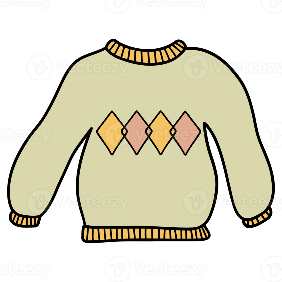 Groovy autumn cartoon png