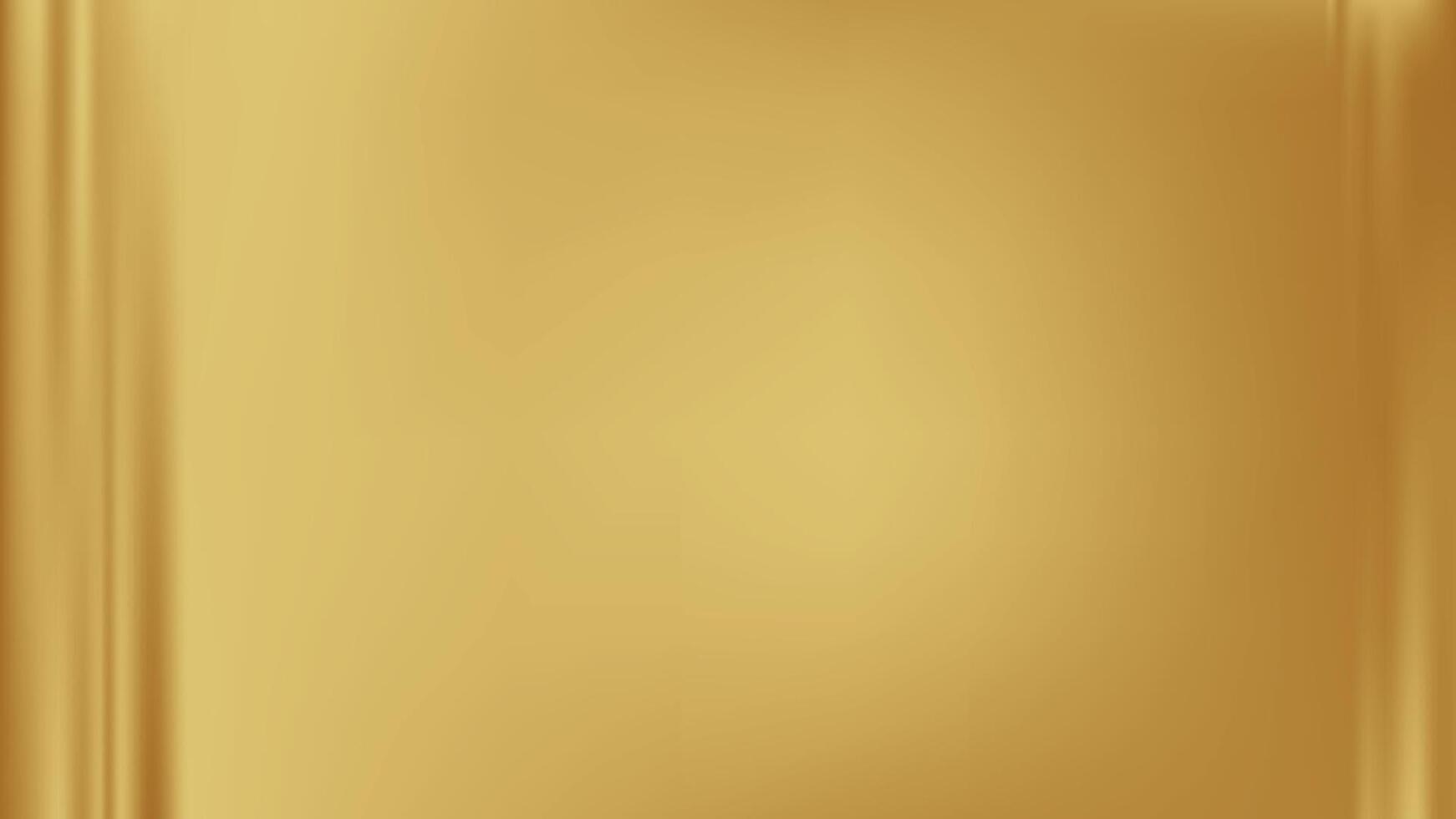 Gold abstract blurred gradient background, curtain pattern. illustration. vector
