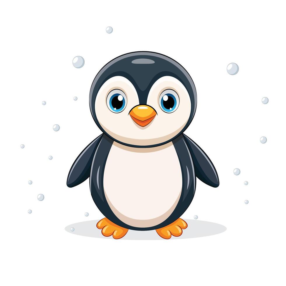Penguins Flightless Birds Thriving in Cold Environments vector