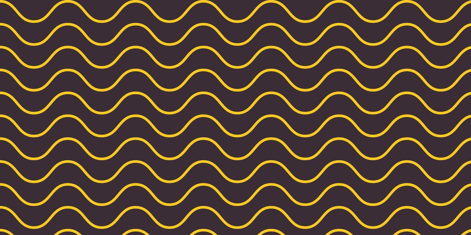 Geometric Wavy Lines seamless Pattern vector