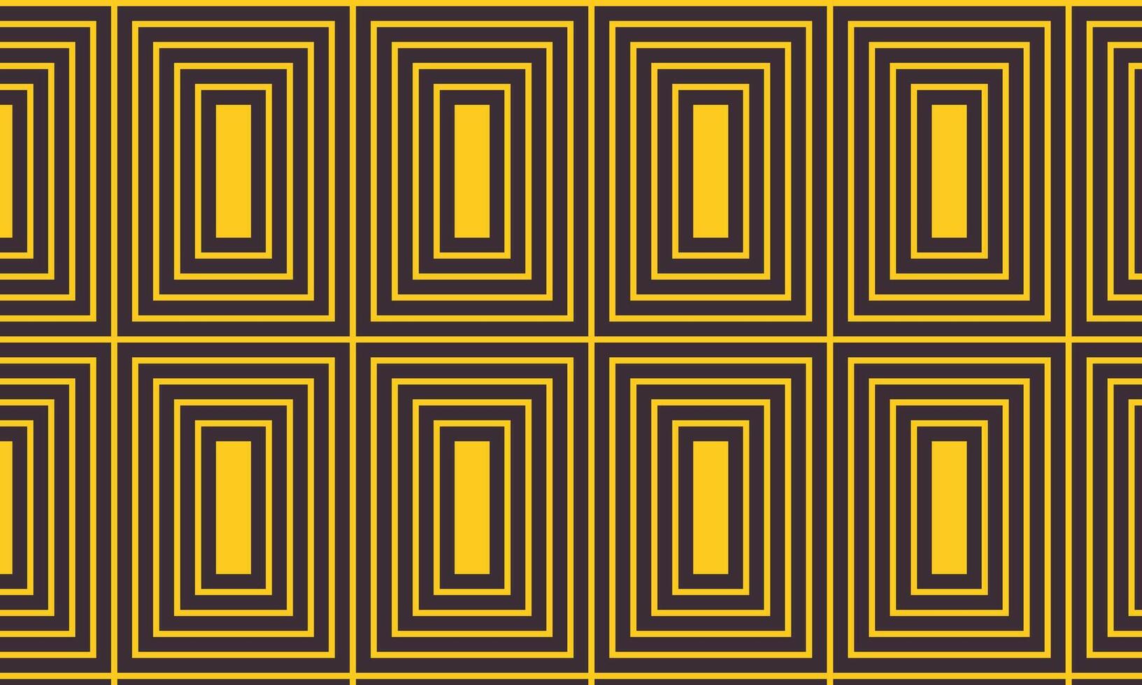 Geometric Rectangle Lines seamless Pattern vector