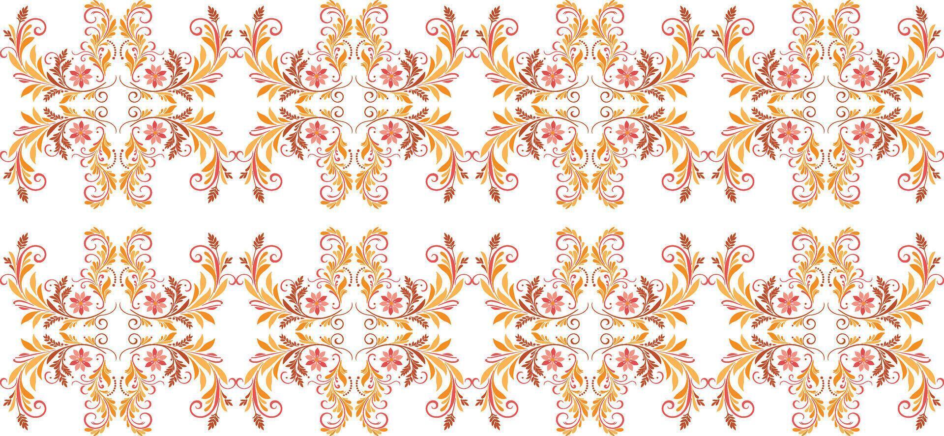 Beautiful Floral Pattern for Textile Elegant and Colorful Prints Perfect for Fashion and Home decoration vector