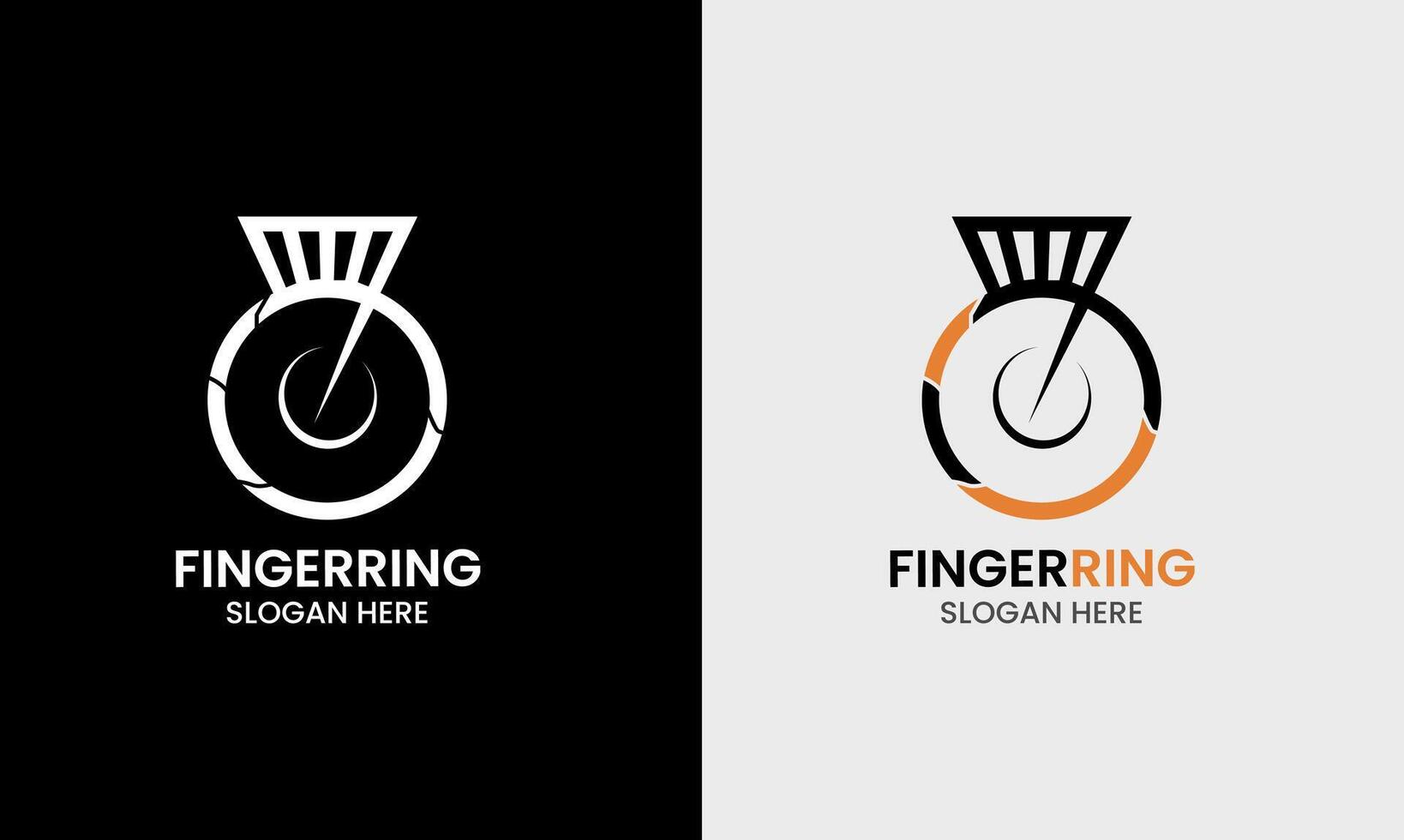 Finger ring, wedding ring, woman hand jewelry finger logo icon symbol round modern circle vector