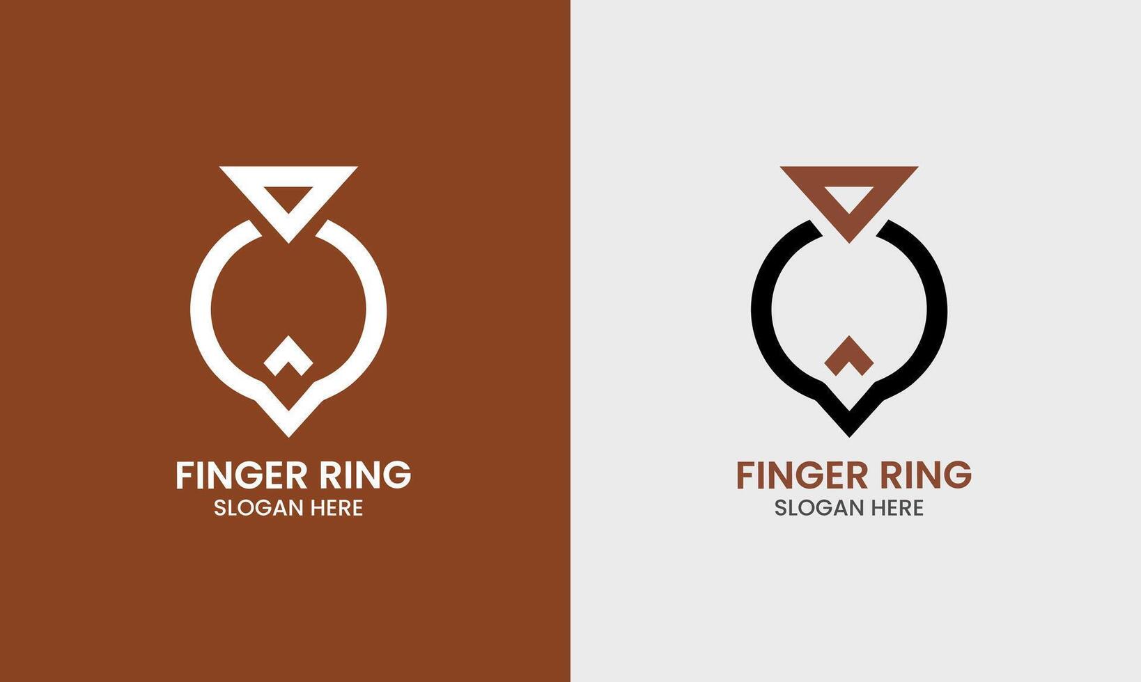 Finger ring, wedding ring, woman hand jewelry finger logo icon symbol round modern circle vector