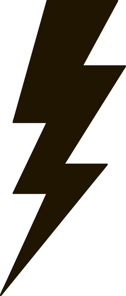 Lightning icon Thunder charging power Thunderstorm vector