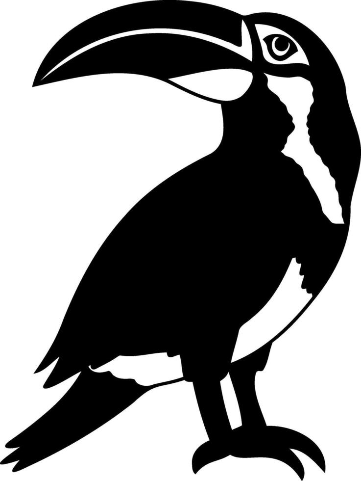 Doodle toucan clip art Animal clipart bird vector