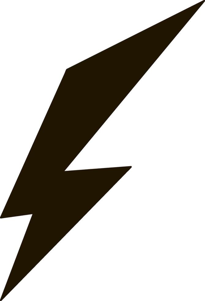 Lightning icon Thunder charging power Thunderstorm vector