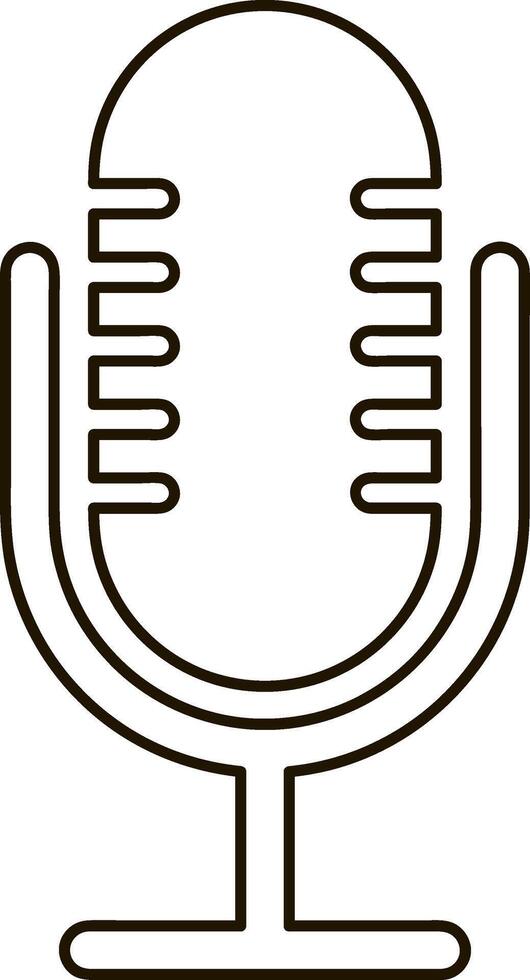 Microphone icon Music clipart vector