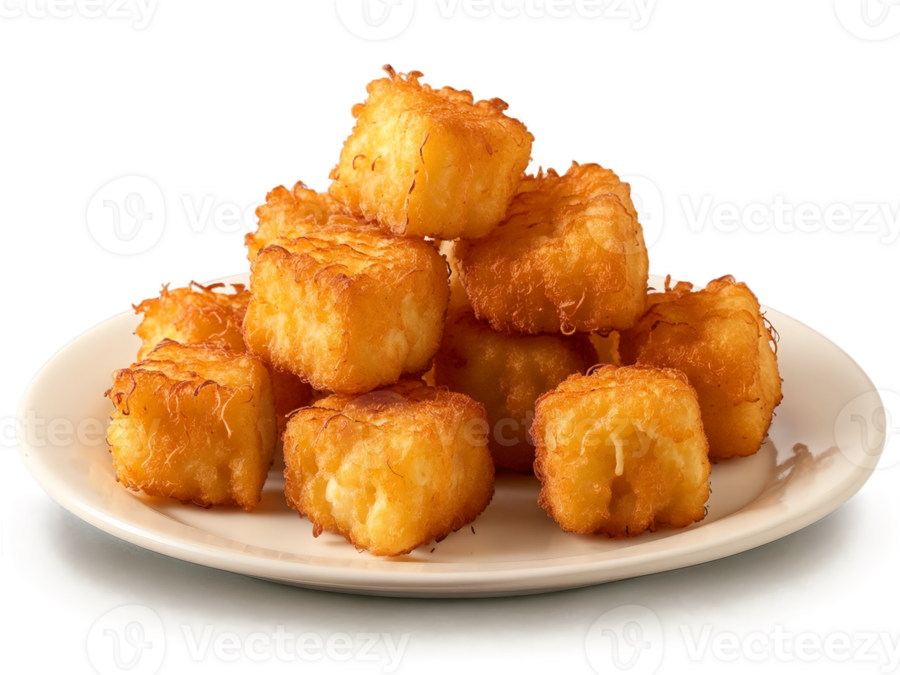 Tater Tots Crispy golden tater tots fun and popular side dish or snack png