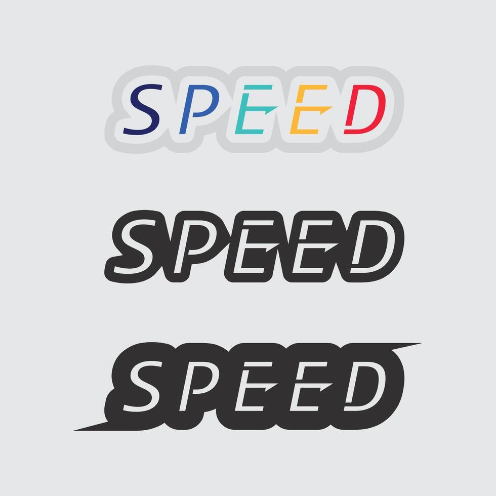 Speed logo design, silhouette speedometer symbol icon speed Auto car Logo Template illustration icon design vector