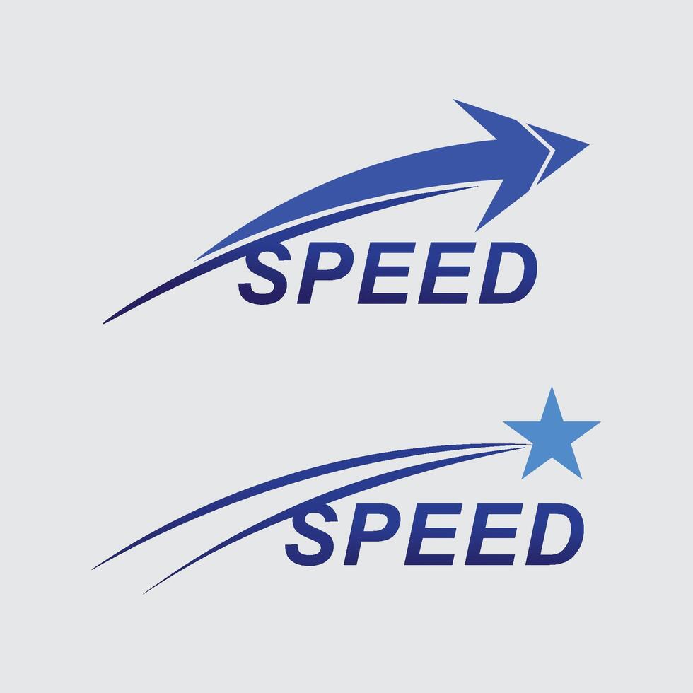 Speed logo design, silhouette speedometer symbol icon speed Auto car Logo Template illustration icon design vector