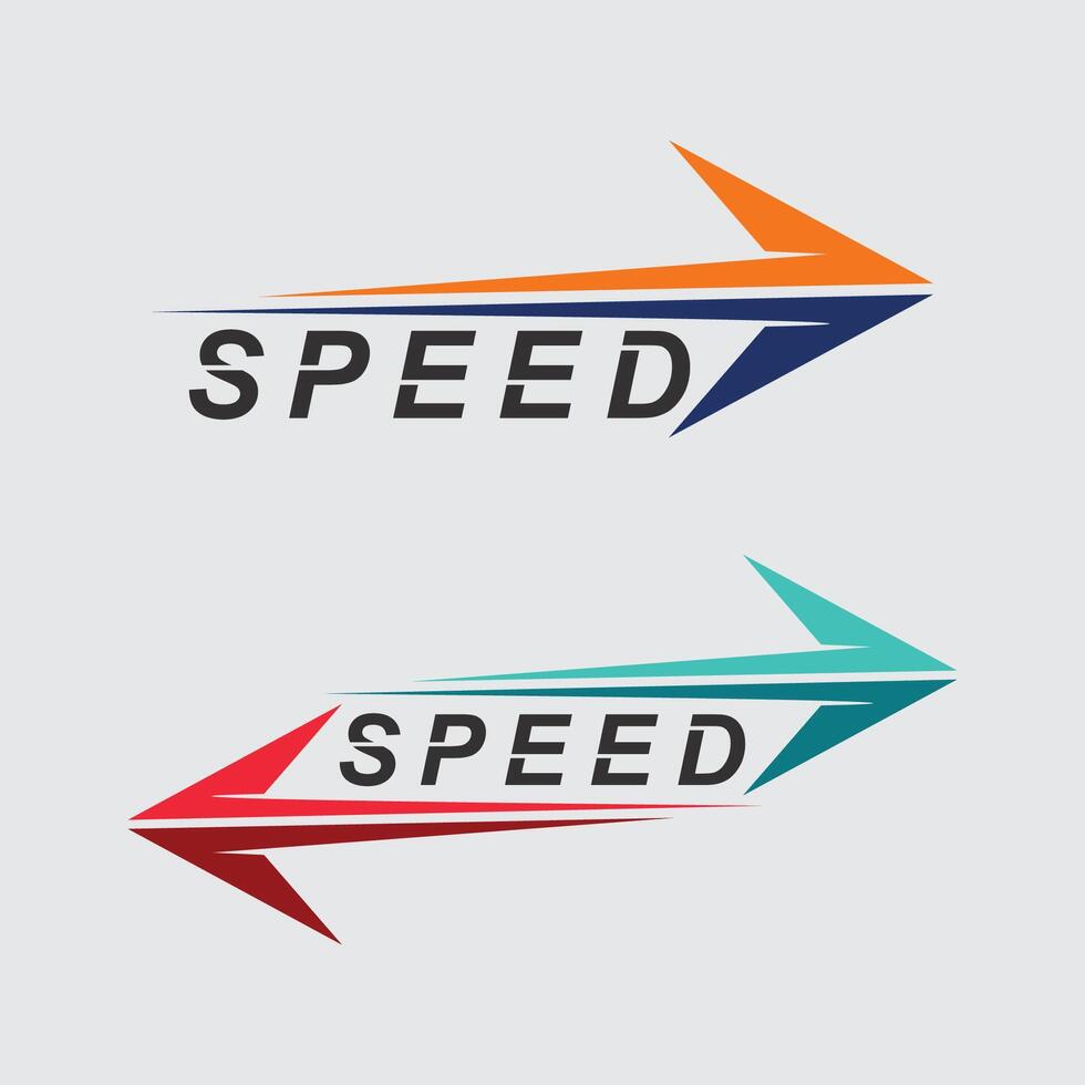 Speed logo design, silhouette speedometer symbol icon speed Auto car Logo Template illustration icon design vector