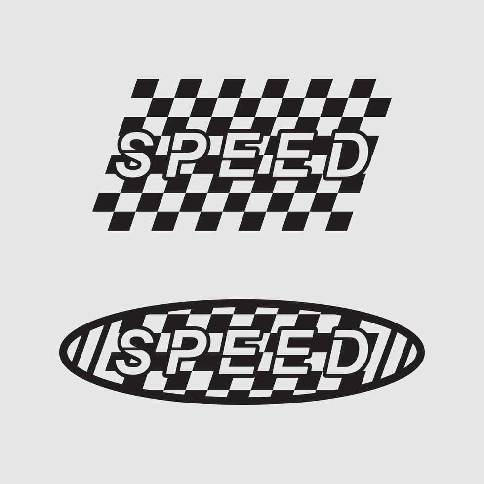 Speed logo design, silhouette speedometer symbol icon speed Auto car Logo Template illustration icon design vector