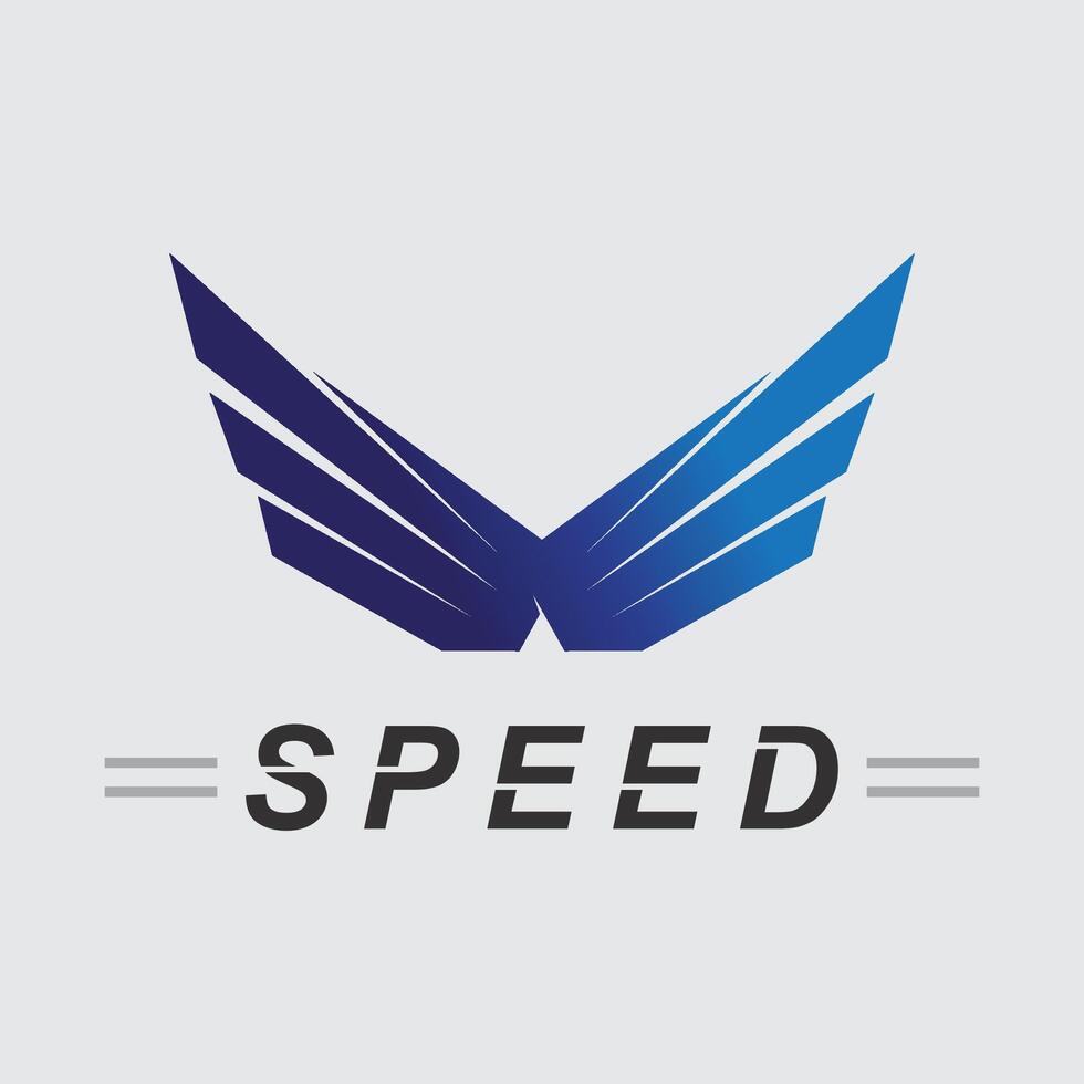 Speed logo design, silhouette speedometer symbol icon speed Auto car Logo Template illustration icon design vector