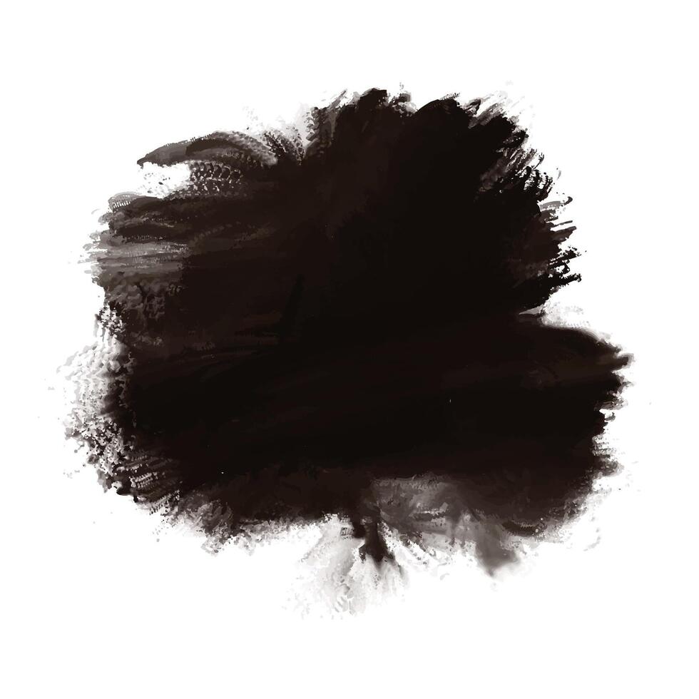 Modern dark black stroke on white background vector