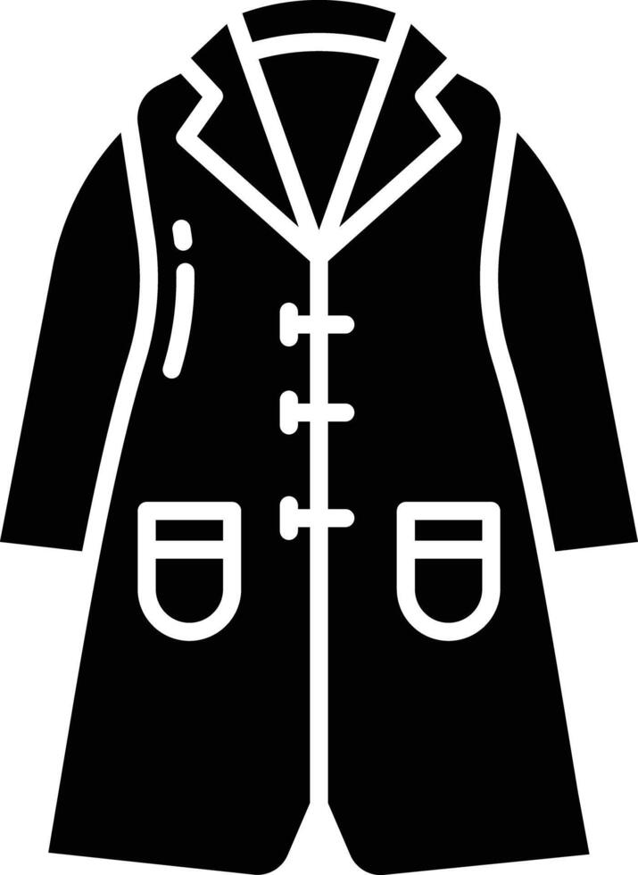 Saco sólido glifo ilustración vector