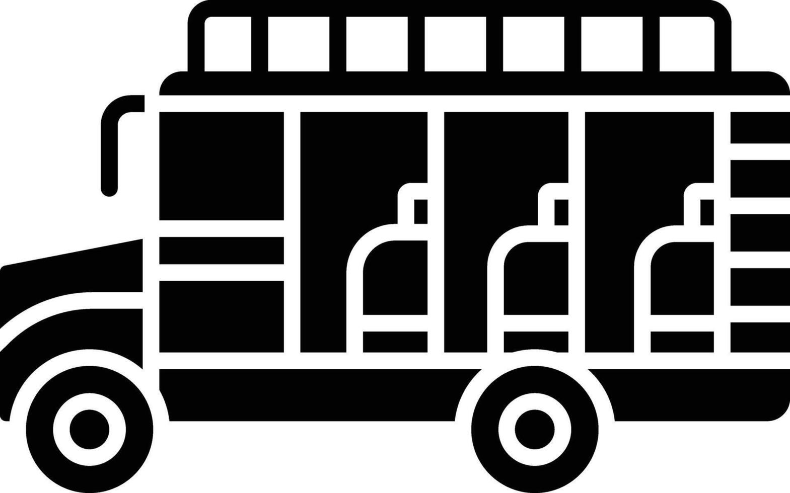 Chiva solid glyph illustration vector