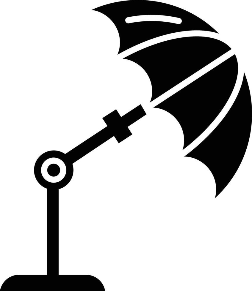 umbrella solid glyph illustration vector