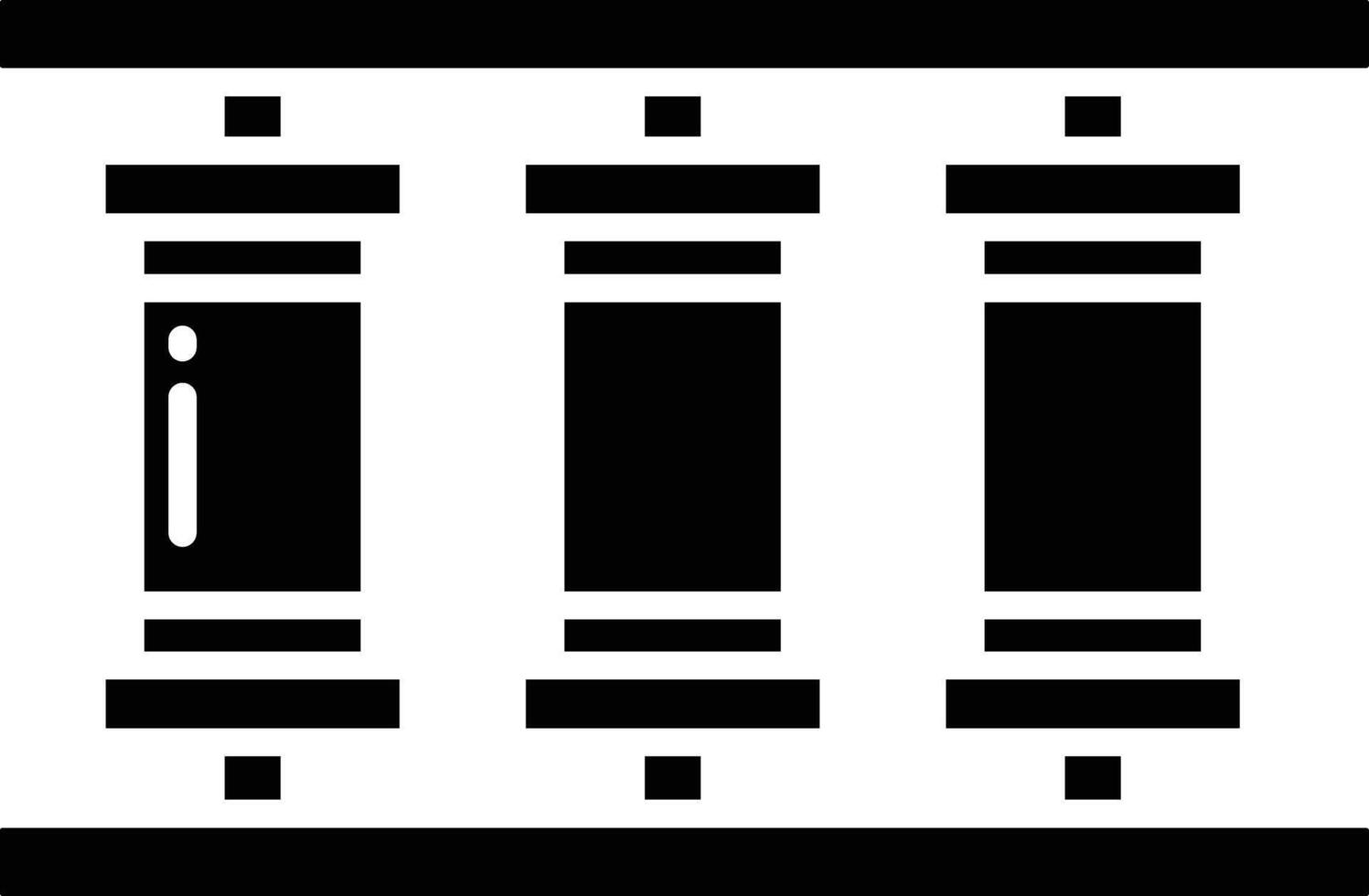 Prayer Wheel solid glyph illustration vector