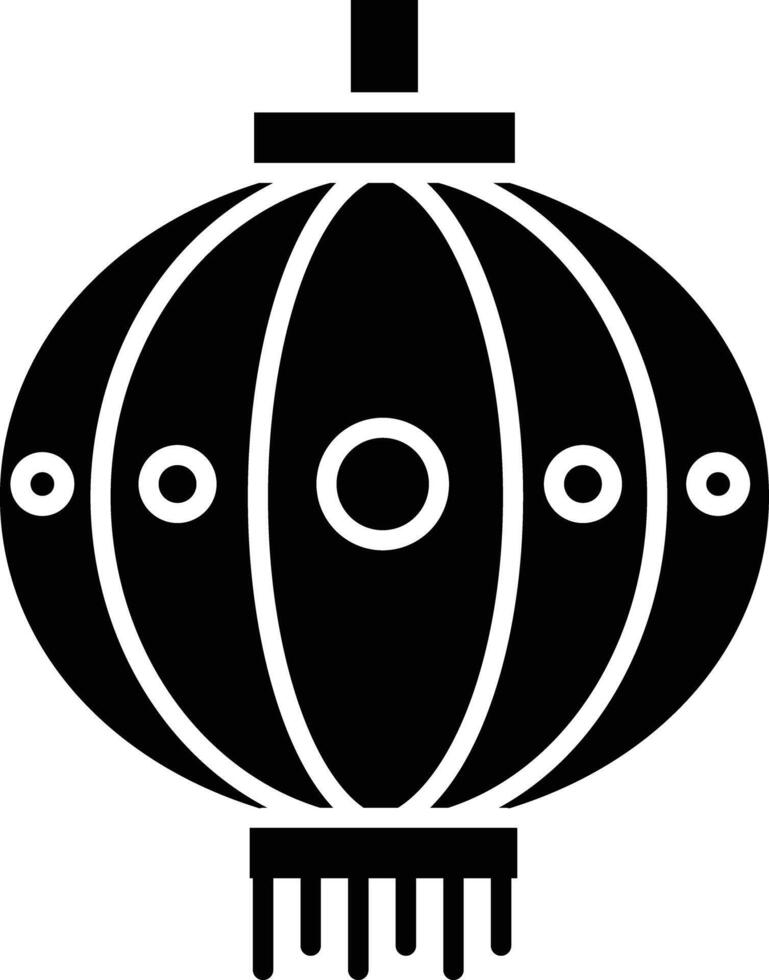 bedroom lamp solid glyph illustration vector