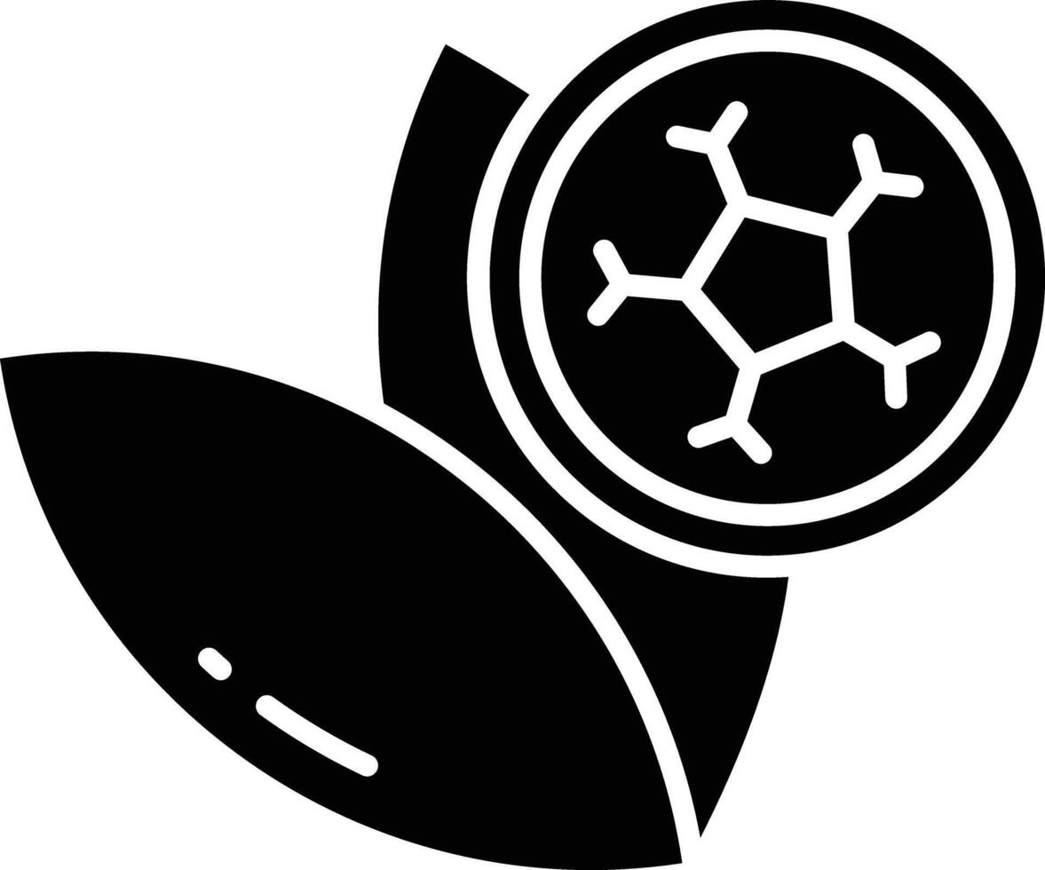 Biotechnology solid glyph illustration vector