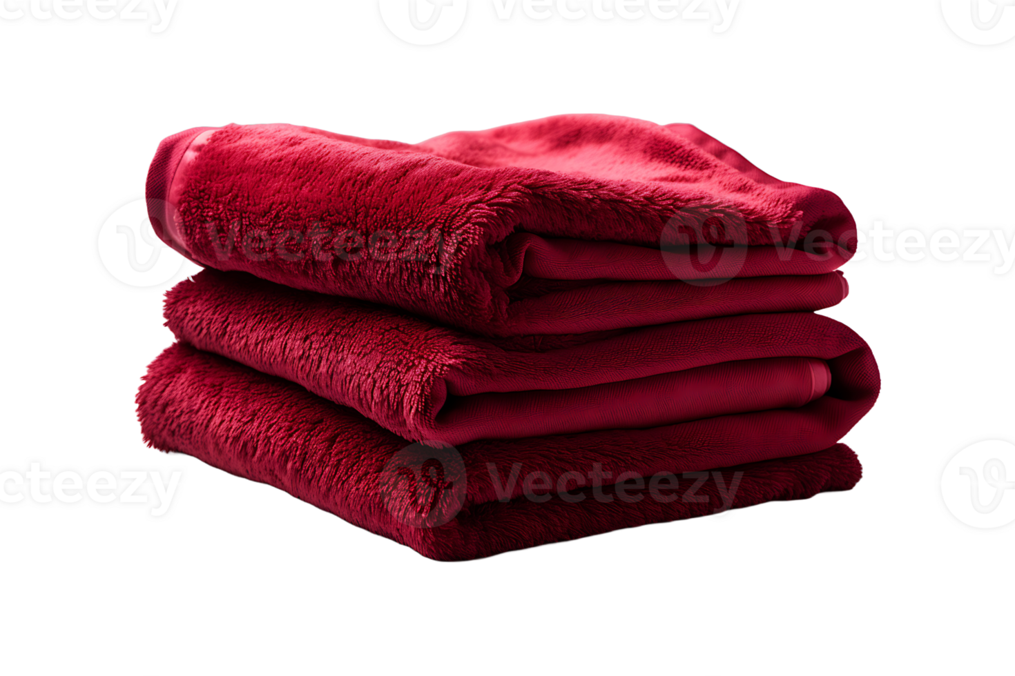 Sheared Towel isolated on transparent background. png