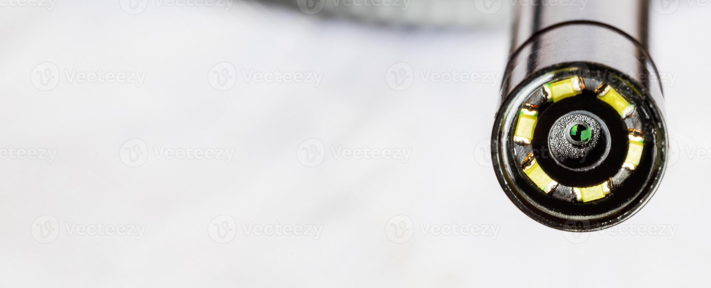 Banner view with copy space of endoscope camera photo