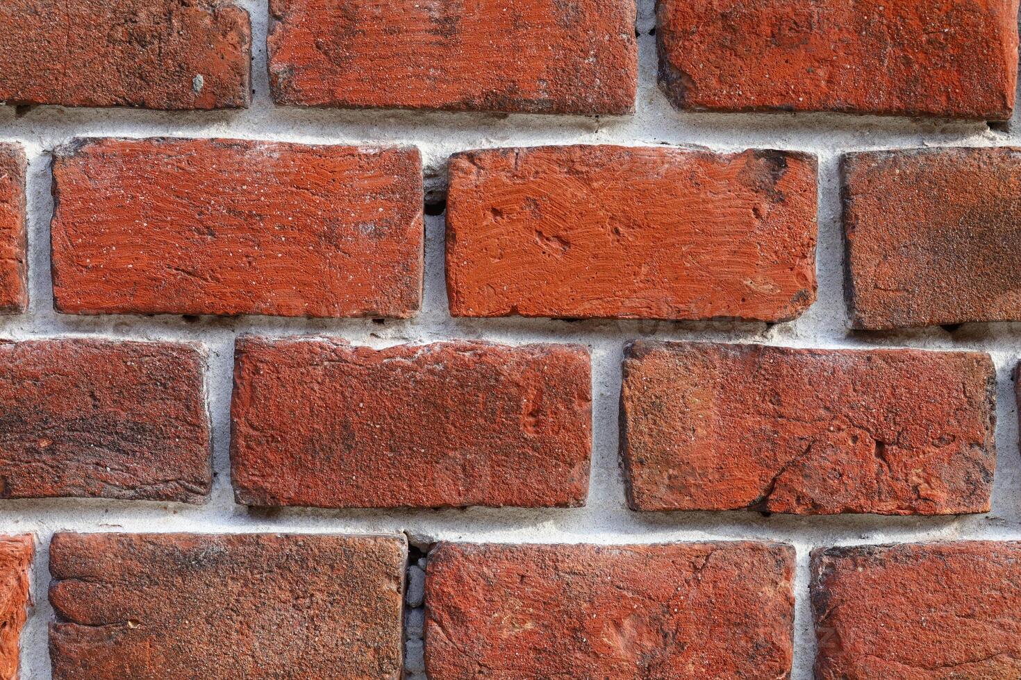 Red brick wall and background photo