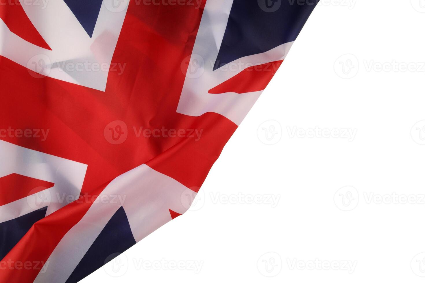 Flag of Great Britain and place for text cope space photo