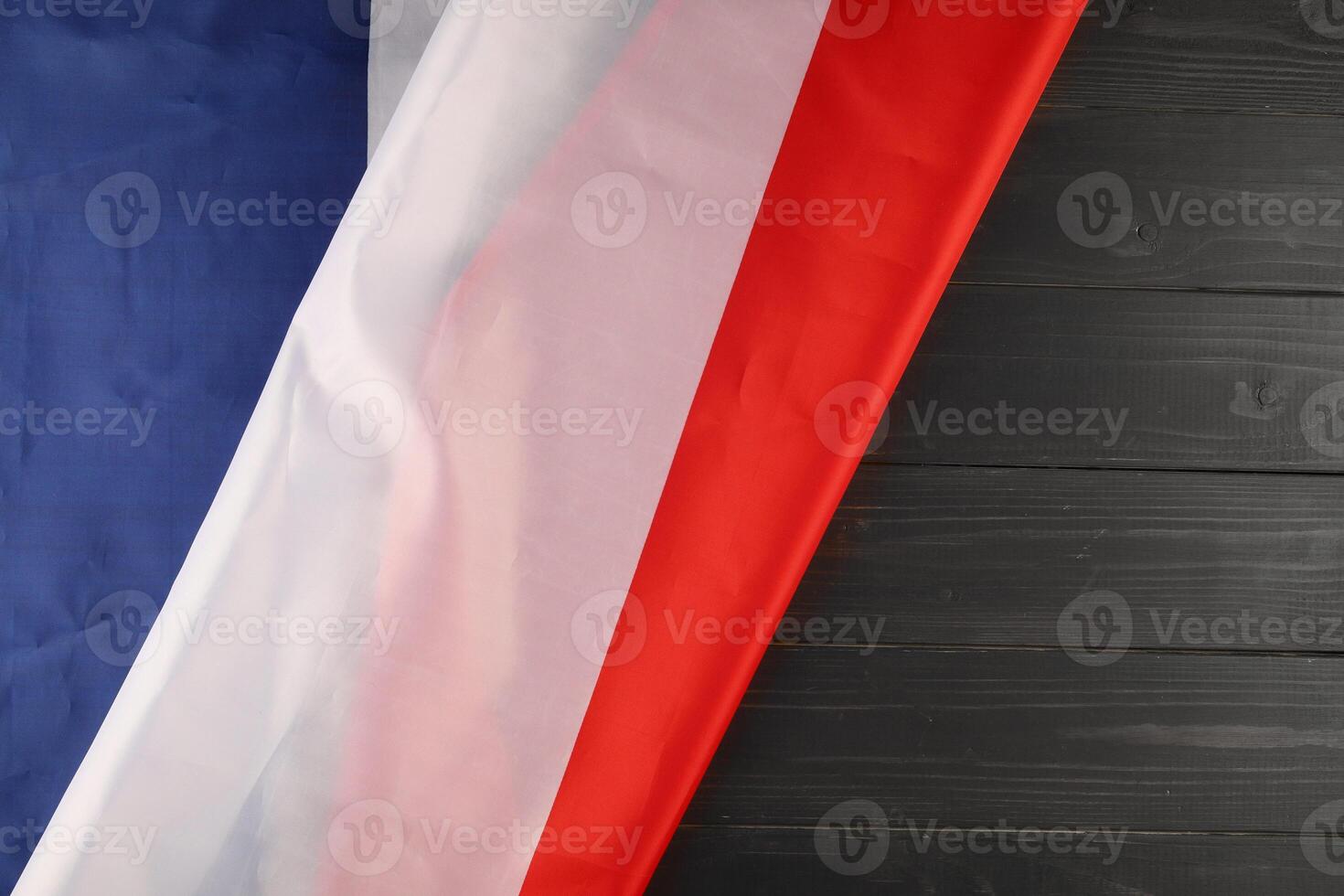 Flag of France place for text cope space photo